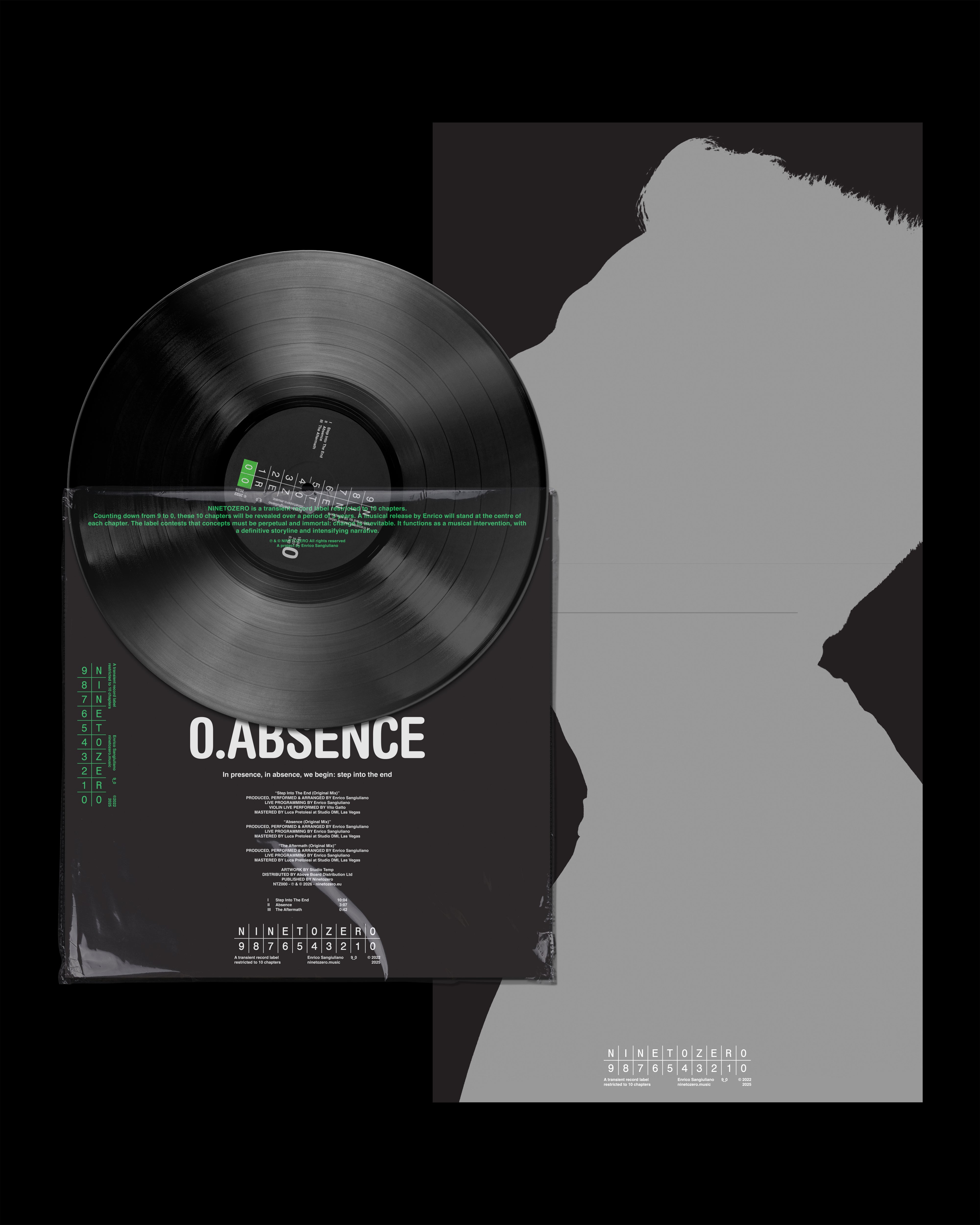 Absence EP Vinyl – NINE TO ZERO